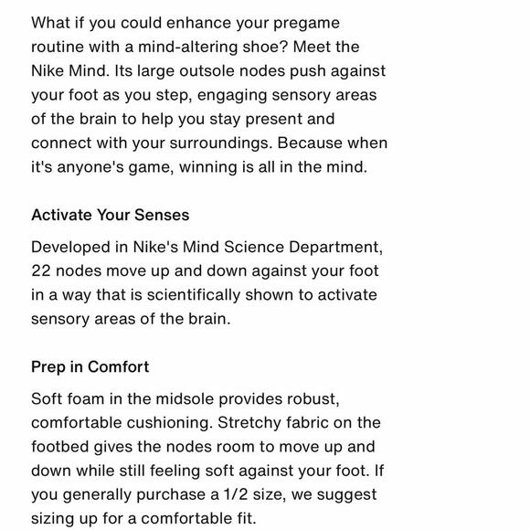 Nike Mind 001 Men's 6.5 women’s 8 Pregame Mules New NWB - Picture 7 of 16